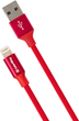 Kabel ColorWay USB-Lightning 1 m Czerwony (4823094912990) - obraz 3