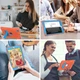 Чохол накладка ARM Standart Apple iPad 5 (9.7') з відкидною підставкою Orange - зображення 6