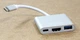 Переходник штекер Type-C 3.1 - гнезда Type C 3.1 + HDMI + USB 3.0 HB14 - изображение 7