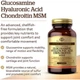 Препарат для восстановления суставов и связок Solgar Glucosamine Hyaluronic Acid Chondroitin MSM 60 таблеток (296147) - изображение 4