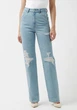 Джинси Buffalo David Bitton Super High Rise Distressed Loose Straight Color: Indigo (BL15898) W28 - зображення 2
