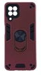Ударостійкий чохол Armored Ring для Samsung Galaxy M32 / M325 з підставкою кільцем бордовий - зображення 1