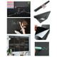 Самоклеюча плівка Black Board Sticker Самоклеюча дошка для малювання крейдою 45х200см - зображення 7