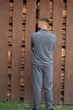 Костюм (кофта + штани) Фліс Pijamoni L сірий 2109488 - зображення 2