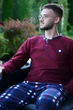 Теплая мужская пижама (лонгслив + штаны) Флисовая Pijamoni 2XL Бордо 2109485 - изображение 8