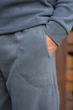 Костюм (кофта + штани) Фліс Pijamoni L сірий 2109488 - зображення 6