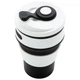 Термокружка складная силиконовая Collapsible black 350ml - изображение 4