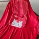 Плед-подушка "Кішечка Lucky cat" 110х160 червоний - зображення 3