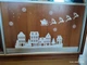 Новогодние наклейки Санта над заснеженным городом (домики снежинки снег) Happy Pocket Набор L глянец Белый (HP-044L-010GL) - изображение 7