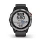 Смарт-часы GARMIN Fenix 6 Solar Silver with black band (010-02410-00) - изображение 5