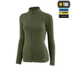 Тактична флісова кофта M-Tac Nord Fleece Polartec Lady, розмір S, колір Army Olive - изображение 1