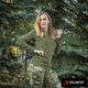 Тактична флісова кофта M-Tac кофта Delta Polartec Lady, розмір L, колір Army Olive - зображення 6