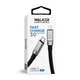 Кабель USB WALKER C915 Type-C to Lightning black - изображение 3