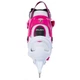 Коньки раздвижные хоккейные детские Zelart Ice Skate 5861 размер 37-40 White-Pink - изображение 5