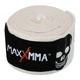 Бинты боксерские бамбук с принтом череп MaxxMMA 05-120 длина 3м White-Black - изображение 4
