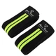 Бинты на колени для приседаний Hard Touch 4696 2шт в комплекте Black-Neon Green - изображение 8
