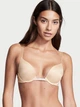 Бюстгальтер Victoria's Secret Bare Plunge Convertible Shine Bra Set 34D Бежевий (26643739) - зображення 1