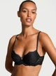 Бюстгальтер Victoria's Secret Dream Angels Lace Lightly Lined Classic Coverage Demi Bra 36B Чорний (26923571) - зображення 1
