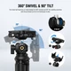 Гибкий мини-штатив для фотоаппарата, смартфона, экшн-камеры NEEWER TP35 с дистанционным управлением 29,5см - изображение 4