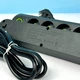 Подовжувач мережевий переноска 4 метри на 4 розетки + 3USB UA Power F04U Чорний - зображення 4