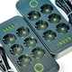 Удлинитель сетевой переноска 6м на 6 розеток + 4USB, 1Type-C UA Power F06U Черный - изображение 4