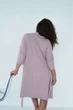 Халат для беременных и кормящих мам Мамин Дім Soft&Lace XS Аметист (2550000588384) - изображение 12