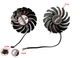 Вентилятор PowerLogic для видеокарты MSI Ventus 87 мм (ориг) PLD09210S12HH (PLD09210B12HH T129215SU) комплект 2 шт (№332) - изображение 3
