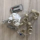 Гірлянда USB 300 лед 3х3 метри штора теплого білого кольору з пультом та гачками. - зображення 4