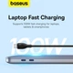 Кабель Baseus Pudding Series Fast Charging Cable Type-C to Type-C 100W 1.2 м Cluster Black (P10355702111-00) - зображення 7