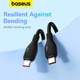 Кабель Baseus Pudding Series Fast Charging Cable Type-C to Type-C 100W 1.2 м Cluster Black (P10355702111-00) - зображення 9