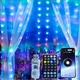 Умная Smart-штора LED гирлянда-штора 3х2 м Подключение через приложение на телефоне, управление пультом и Bluetooth питание USB - изображение 2