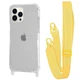 Чехол с ремешком WAVE Clear Case with Strap для Apple iPhone 13 Pro yellow - изображение 1