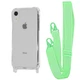 Чехол с ремешком WAVE Clear Case with Strap для Apple iPhone Xr green - изображение 1