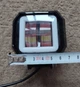 Фара светодиодная LED для мотоцикла RЕ-10 с ангельскими глазками белый/синий - изображение 3