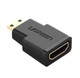 Переходник адаптер UGREEN Mini HDMI Male to HDMI Female Adapter Black (UGR-20101) - изображение 1