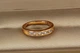 Кольцо Xuping Jewelry дорожка прямоугольные камни р 13 золотистое - изображение 2