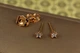 Сережки гвоздики Xuping Jewelry зірочки 3 мм золотисті - зображення 1