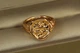 Кольцо Xuping Jewelry раздвижное борозда р 16 золотистое - изображение 2