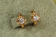 Серьги детские Xuping Jewelry портулак 8 мм золотистые - изображение 1
