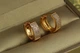 Сережки Xuping Jewelry широкі кільця з камінням 1.4 золотисті - зображення 2