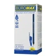 Ручка кулькова масляна BuroMax Linea 0,5 мм синя тригранний корпус (BM.8362-01) - зображення 3