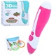 Бездротова 3D ручка Bambi K9912 P, 3 кольорові прутки, Рожевий (K9912 Pink-RT) - зображення 2