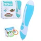 Бездротова 3D ручка Bambi K9912 T, 3 кольорові дротики, Бірюзовий (K9912 Turquoise-RT) - зображення 2