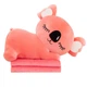 Плед с игрушкой "Коала" 110*160 коралловый - изображение 1