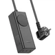 Мережевий подовжувач HOCO NS4 1 Socket Ports 1USB-A / 2USB-C PD65W QC3.0, Black - зображення 6