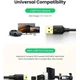 USB Data-Кабель UGREEN US132 USB 2.0 A Male to Mini 5 Pin Male Cable 1m, Black - зображення 4