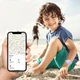 Детский силиконовый ремешок / браслет Unicorn для Apple Airtag защитный чехол для трекера, фиолетовый (93740147) - изображение 2