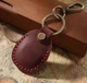 Защитный чехол Vintage для Apple Airtag брелок для трекера на ключи / рюкзак / ошейник домашнего питомца из экокожи, бордовый (93743690) - изображение 1
