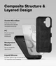 Чехол Ringke Silicone Magnetic для iPhone 16 Plus Black (SIMG919SE55) - изображение 3