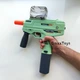 Гель-бластер Uzi-Pistol 32 см: Автоматичний іграшковий автомат з орбізами на акумуляторі для активних ігор (Бірюзовий) - зображення 2